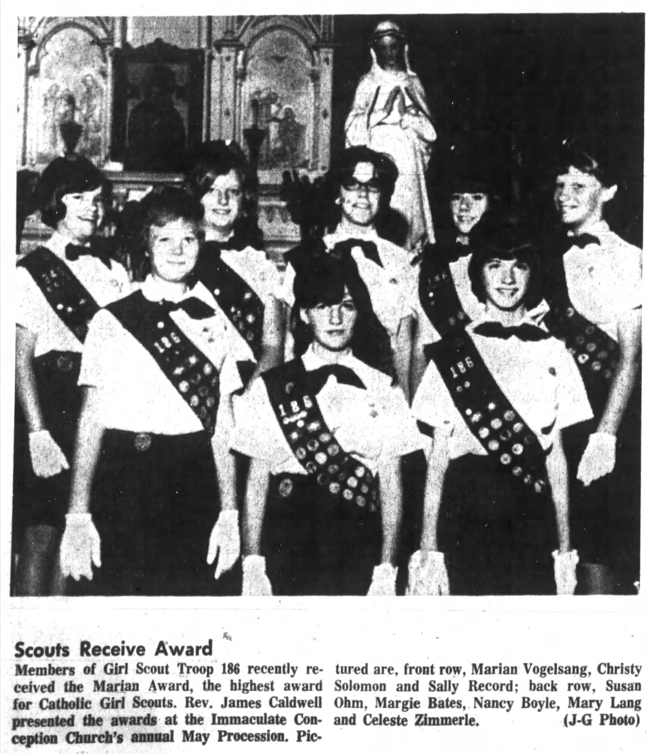 Scouts receive award